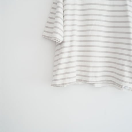 継続販売品 / UpcycleLino / BASIC ビッグ半袖バスクTee / 600242-7073 / 2508-1108