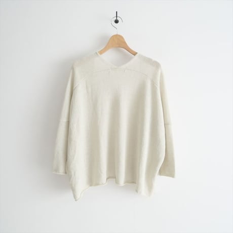2024SS / evam eva / linen coil cardigan / E241K190 / 2408-0407