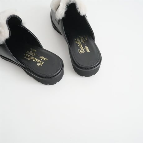 2023AW / 未使用 / SPICK&SPAN購入品 / CASTELLANO / ムートンローファースリッパ / 23093230001830 / 2410-0650