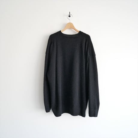 2023AW / WIRROW / Alpaca wool wide knit pullover / 497236-223 / 2511-0667
