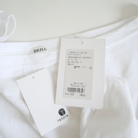 2025 / BRILL / オフショルロングTシャツ / 152309 / 2508-1031