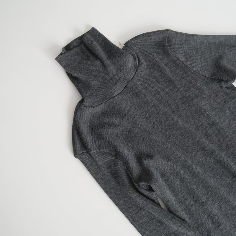 2022AW / DEUXIEME CLASSE / WOOLY RIB タートルネックプルオ