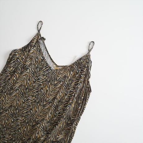 未使用 / L'Appartement / Tiger Print Cami Dress / 2400-0288