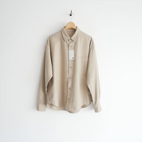 2025SS / Plage Back Satin シャツ 25050922100010 / 2604-1421