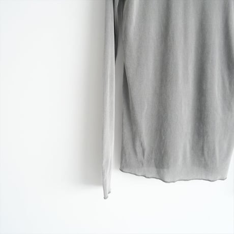 継続販売品 / Whim Gazette / フロッキーバックシャンカットソー / WGZ1041106A0012 / 2411-0578