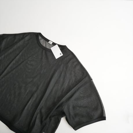 2025SS・人気完売品 / chimala ドット チュール ショート Tシャツ / 2604-1401