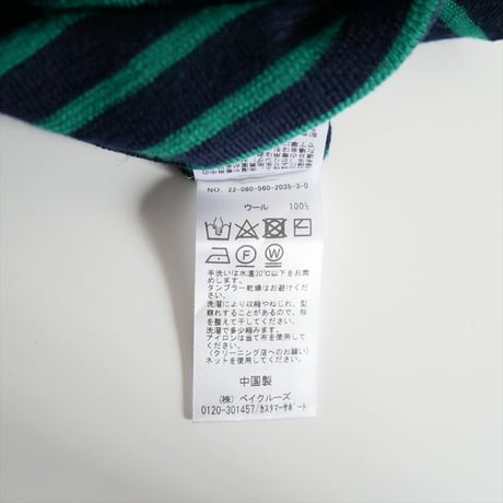 2022AW / L'Appartement / Border Turtleneck Knit / 22080560203530 / 2505-0227