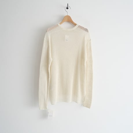 2022SS / DEUXIEME CLASSE / Mesh クルーネック プルオーバー / 22080500414010 / 2311-0111