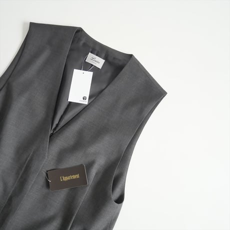 2024SS・人気完売品 / 未使用 / L'Appartement / VEST / 24010560511010 / 2503-0642