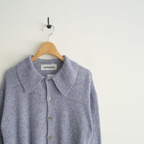 2023SS / JoICEADDED / Unevenness Knitted Polo Shirt / J231KN03 / 2312-2077