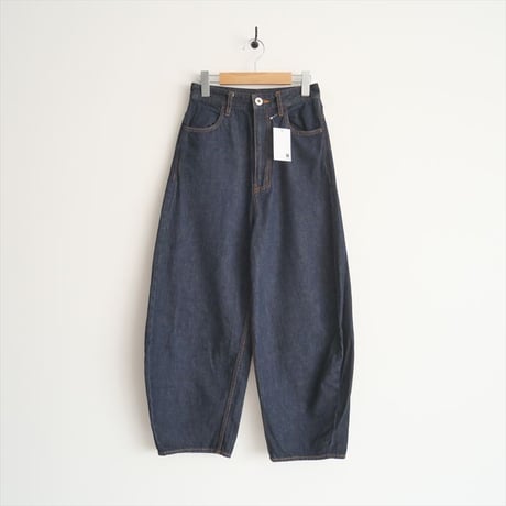 2023・人気完売品 / nagonstans / curve denim trousers / 470GA431-0190 / 2504-1248