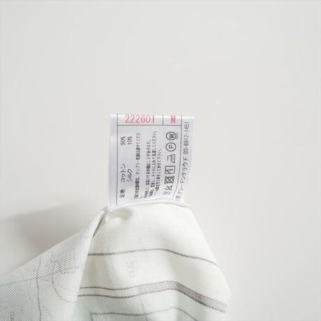 2022 / ASEEDONCLOUD / Hiraeth map print shirt / 222601 / 2507-2101