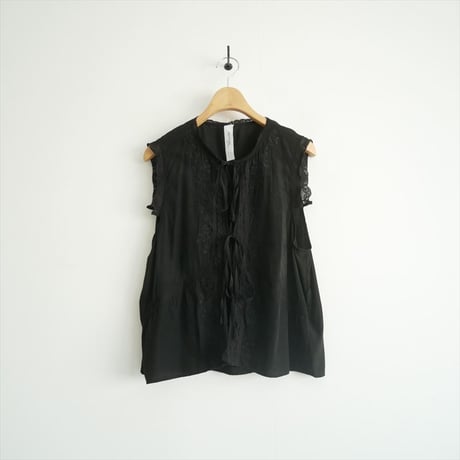 2025SS / DEUXIEME CLASSE同型お取扱い / PROVOKE / embroidery Nosleeve blouse / PV-030057 / 2509-0165