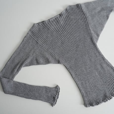 2022 / THE SHISHIKUI / Cotton cashmere knit / スタイリストの百々千晴さんのブランド / 2306-0383