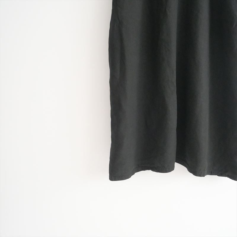 y.a.mブラックリネンバックVネックノースリーブワンピース y.a.mブラックリネンバックVネックノースリーブワンピース y.a.m