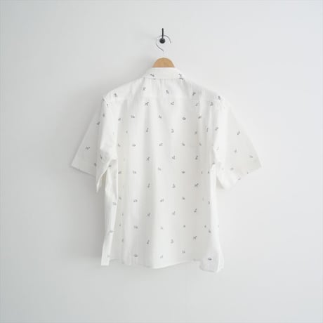 2025SS今季 / ASEEDONCLOUD / shokuonshitsu workshirt companion dog print / 251602 / 2507-2133