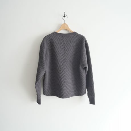2023AW今季 / UNITED ARROWS / キルト ジャカード スウェット プルオーバー / 15122411052 / 2312-0751