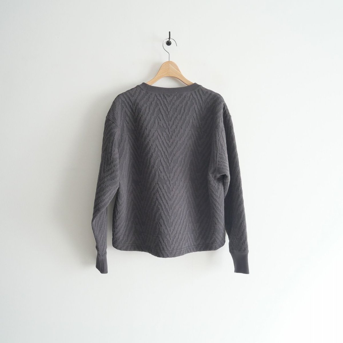 UNITED ARROWS ケーブル ジャカード スウェット プルオーバー 新品