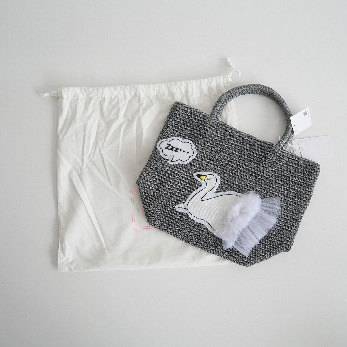 LUDLOW スワン コードバッグ Cord bag (Swan)— LUDLOW STORE