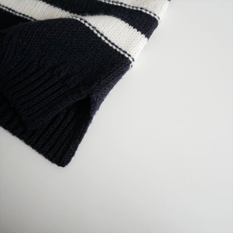 2023AW / IENA / ステッチボーダーニット / 23080900369030 / 2510-0345