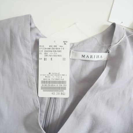2024SS / 未使用 / NOBLE別注 / MARIHA / 夏の月影のドレス / 24040250001410 / 2408-0296