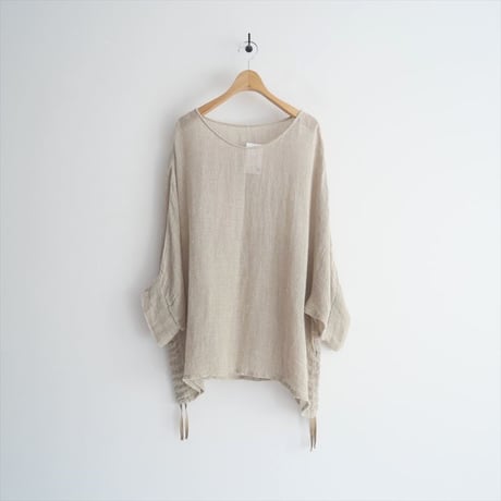 2024SS / ERIKO YAMAGUCHI / Matou Drawstring Tops Jute Linen / 2506-0643