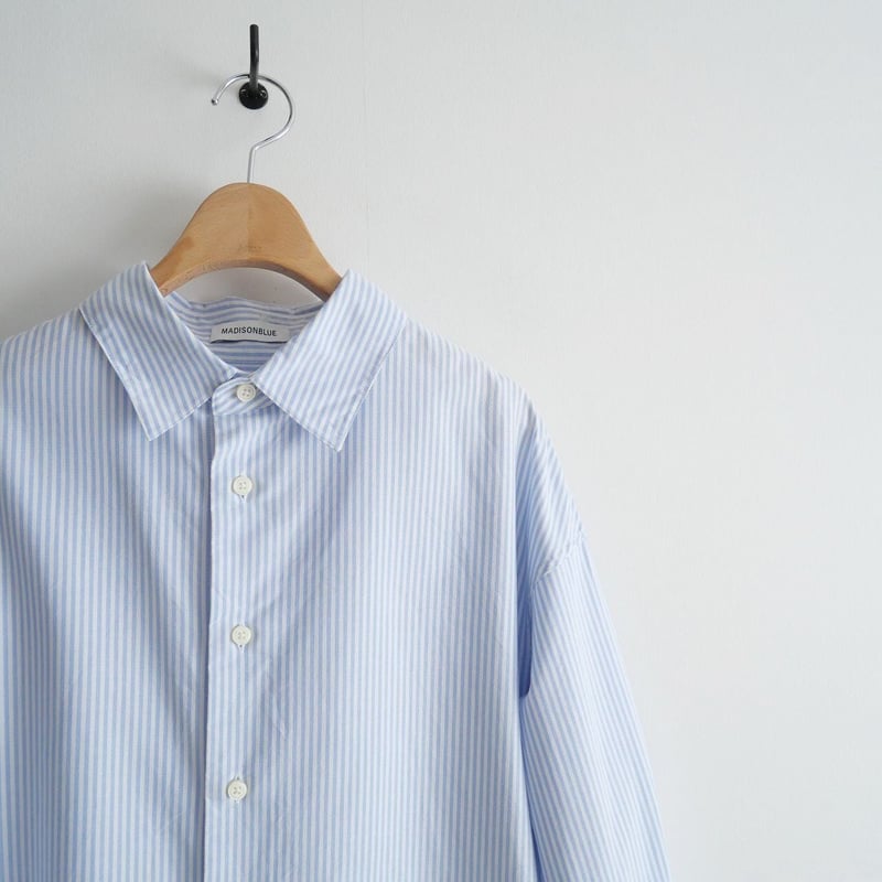 MADISON BLUE 】オーバーサイズ スプリットタックシャツワンピース