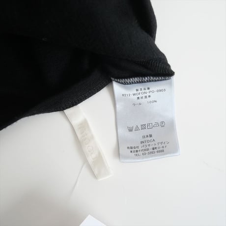 2021AW / intoca. / ウールカットソー / 2404-0917
