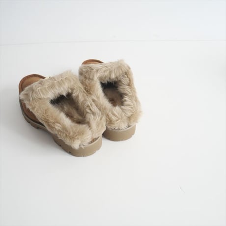 ○2024AW / 未使用 / MUSE de Deuxieme Classe別注 / CAMINANDO / FUR BIT スリッポン / 24093521001530 / 2510-0575