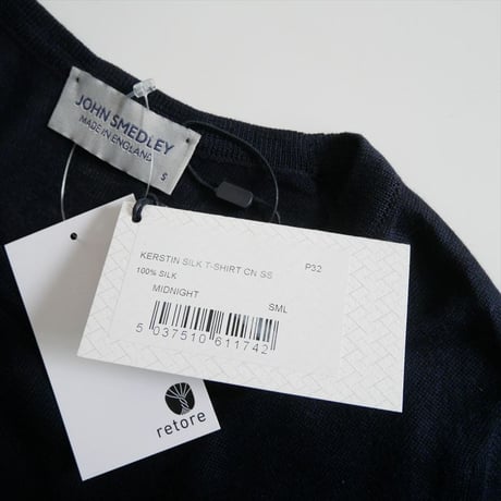 未使用 / JOHN SMEDLEY / シルクニットT / 2508-2180