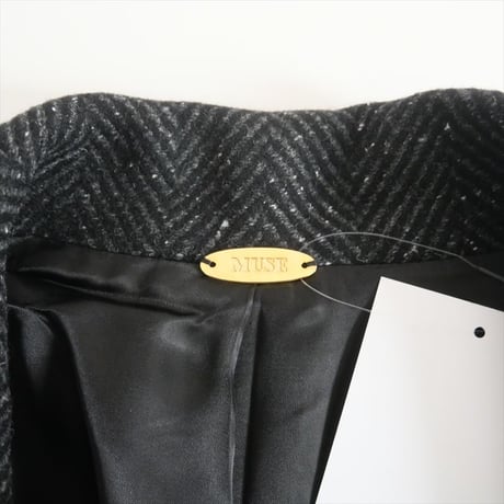 2021AW / MUSE de Deuxieme Classe / Nep tweed ハーフコート / 21020520416030 / 2402-0586