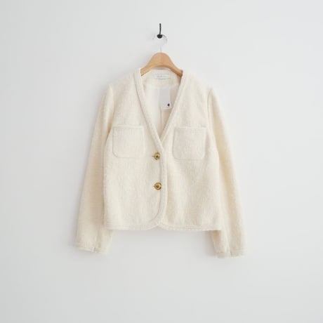 未使用 L'Appartement購入品 Col Pierrot Original Yarn Tweed Jacket 24010560512130 2605-0640