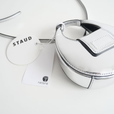 継続販売型 / 未使用 / STAUD / MICRO MOON BAG CHROME / 265-9351 / 2404-0193