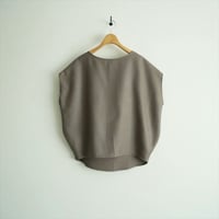 継続販売品 / SOEJU リネーラショートスリーブコクーンブラウス S-00-SB-023 / 2604-0912