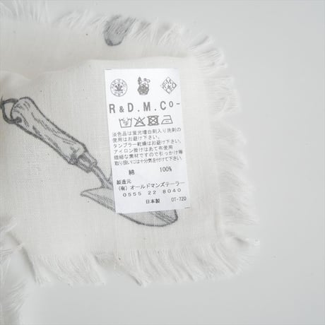 2025・人気完売品 / 未使用 / R&D.M.Co- オールドマンズテーラー GREAT GREEN THUMB ガーゼショール / 2604-0206