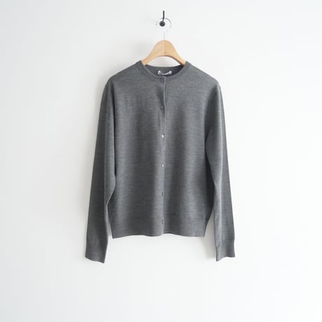 2023AW / 未使用 / MUSE de Deuxieme Classe / Stretch Wool クルーネック カーディガン / 23080520821030 / 2311-1216