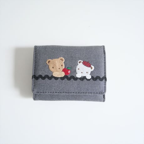 未使用 / familiar / ミニ財布・ネックストラップ・付けポケット3点セット / 2506-0415