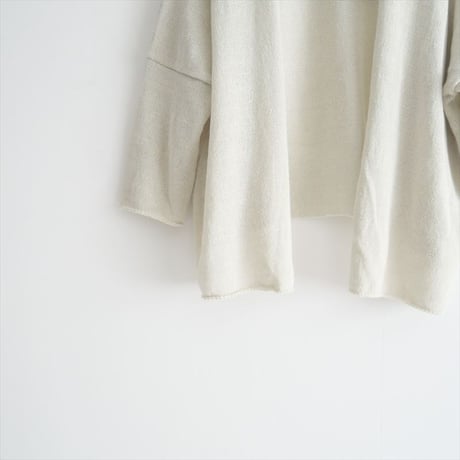 2024SS / evam eva / linen coil cardigan / E241K190 / 2408-0407