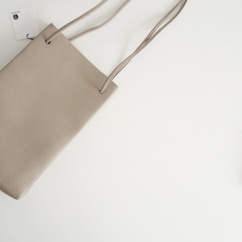 Aeta / カウレザーショルダートートバッグ S“PEBBLE GRAIN COLLECTI