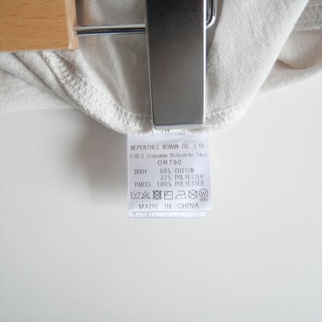 2024SS / RHODOLIRION / Damaged Numbering tee / OR790 / 2504-0421