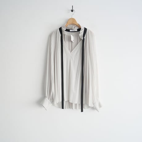 IENA購入品 / L’UNE / プリーツフリルブラウス / 2312-0901