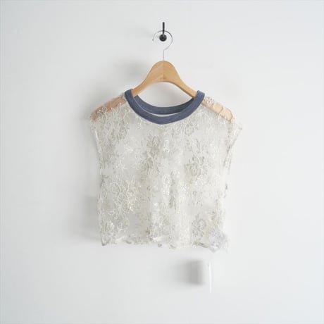 2023 / IENA購入品 / MARGE / LACE SHORT GILLET / 23051910000830 / 2405-0344