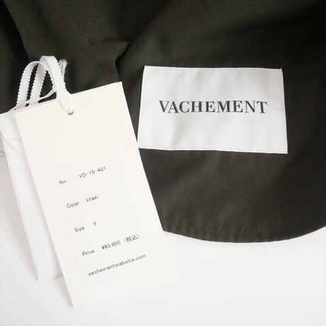 2021 / 未使用 / VACHEMENT  / シェルタフタトレンチコート / 2400-0435