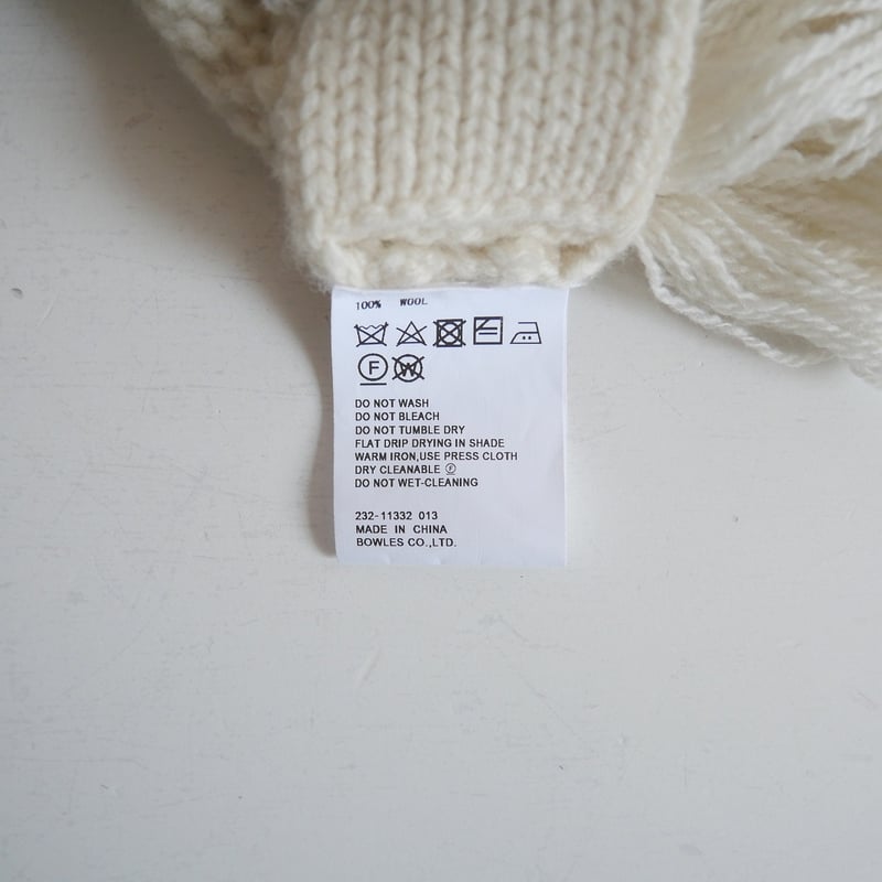 2023AW / HYKE / FRINGE SWEATER VEST / 232-11332