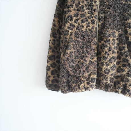 2023AW / MUSE de Deuxieme Classe別注 / JOHNBULL / LEOPARD FLEECE ZIP パーカー / 23010521002830 / 2405-0649