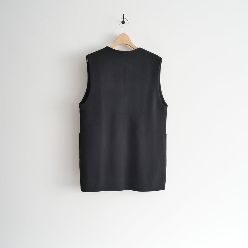 2022AW / Plage / スーパーファインウールカシミヤミラノリブ ジレ 