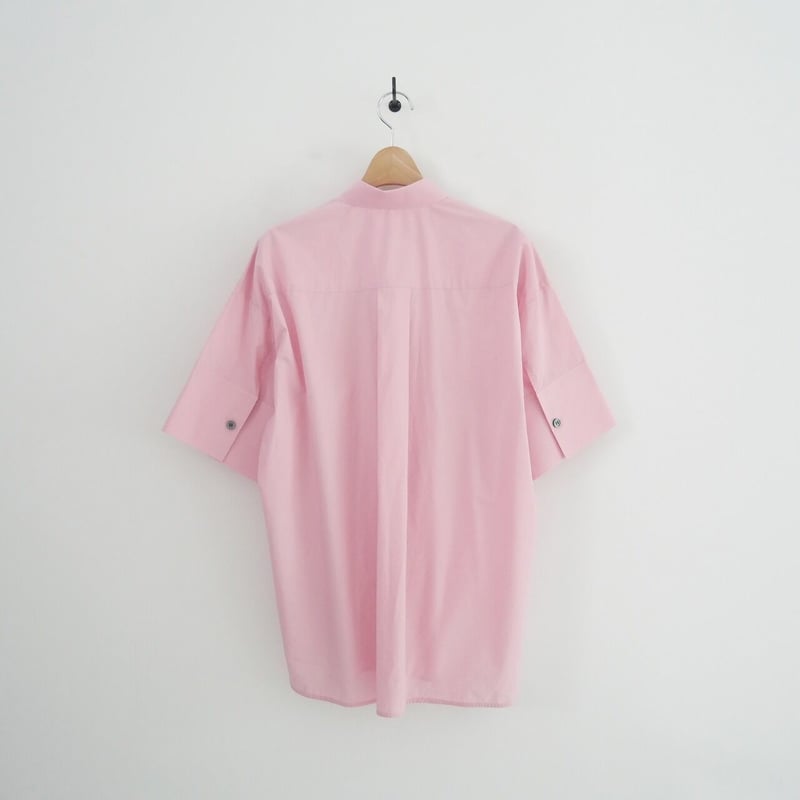 ENFOLD ブロード 5分袖 BIG SHIRT｜半袖