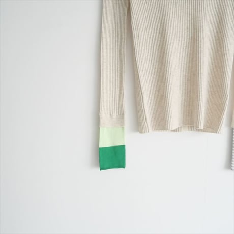 2025SS今季新作・人気完売品 / 未使用 / ENFOLD / RIB PULLOVER / 300IS270-0671 / 2501-0618