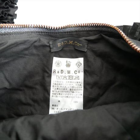 2025・人気完売品 / 未使用 / R&D.M.Co-/OLDMANS TAILOR / G.D TYPEWRITER FRILL BODY BAG / 7587 / 2511-0539