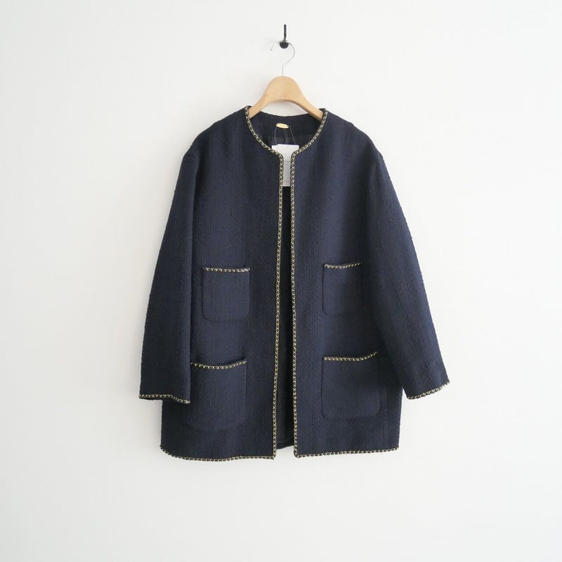 2022 未使用 / DEUXIEME CLASSE / chain ツイード ジャケット / 2022 未使用 / DEUXIEME CLASSE / chain ツイード ジャケット /